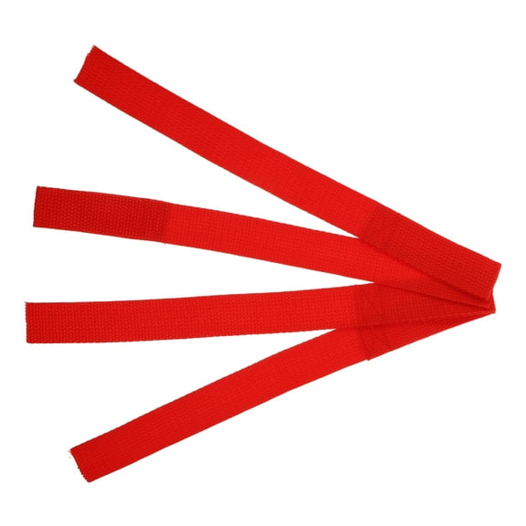 Zehuanyu 4 Pcs Winch Rope Protector Sleeve Heavy Duty Tow Straps Red