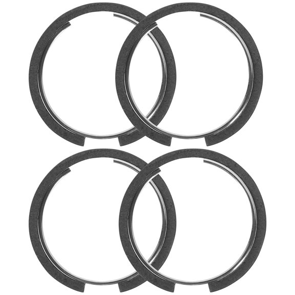 EXHUMKY Exhumky Black Steel Wrench Rings Durable and Smooth for Impact Wrench 4Sets