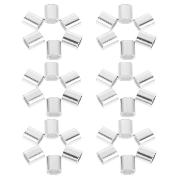 Zehuanyu  400 Pcs Hose Clamp Wire Rope Aluminum Sleeve Chuck