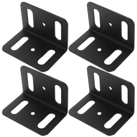 Zehuanyu 4Pcs L Shape Brackets Metal Brackets for Shelves Heavy Duty Angle Bracket Corner Braces Right Angle Bracket Metal L Brackets