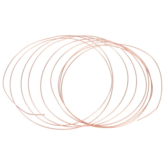 Zehuanyu  5 Meter Conductive Copper Wire for Electric Making Bare Golden