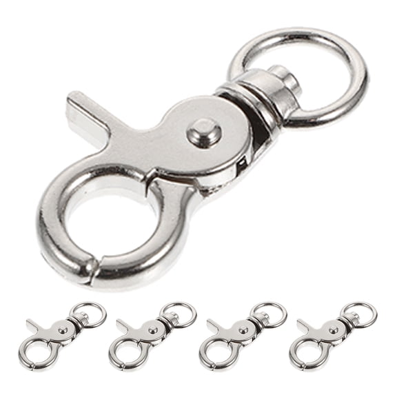 Zehuanyu 5 Pcs Cable Cable Birdcage Lock 3.20X1.90X0.50CM Silver