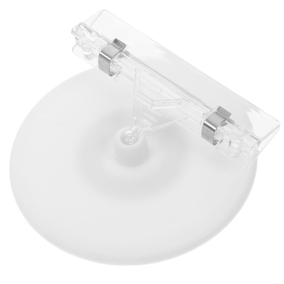 Hytrove Clear Plastic Clips Sign Clips For Hanging Metal 5pcs Memo Place Card Holder