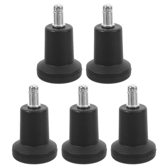 Zehuanyu  5 Pcs Galvanized Closet Rod Bracket Swivel Chair Casters Office