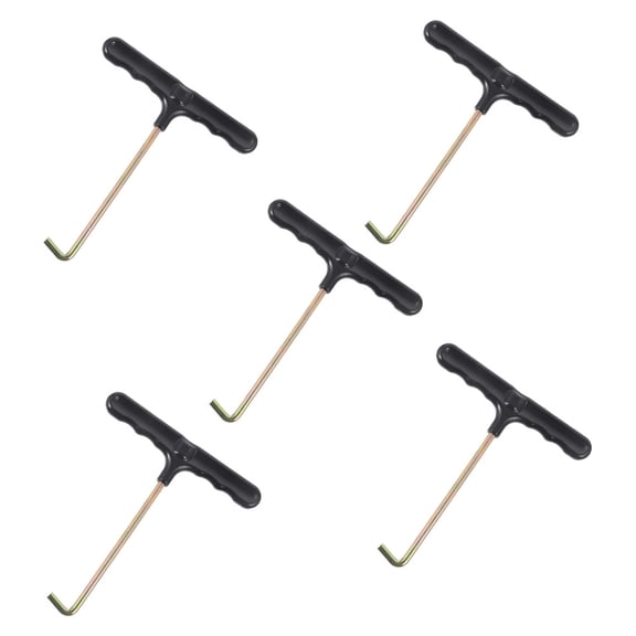 Zehuanyu 5 Pcs Shoelace Tightener Trainer Hole Tool No Tie Laces Shoes Ties Black