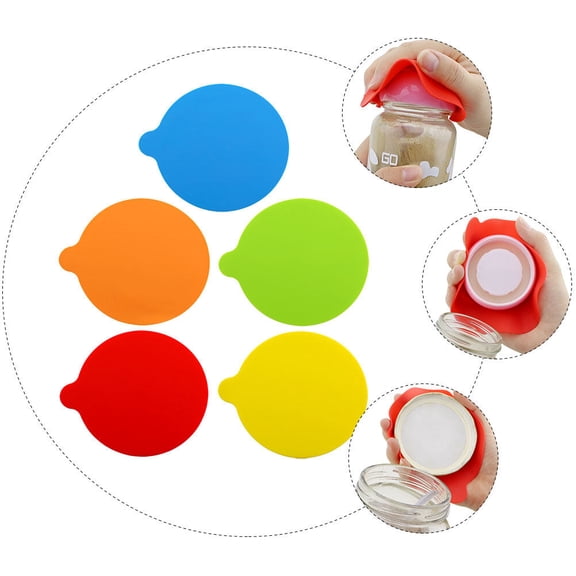 Zehuanyu 5 Pcs Silicone Gripper Mat Heat Insulation Pad Oven Rack