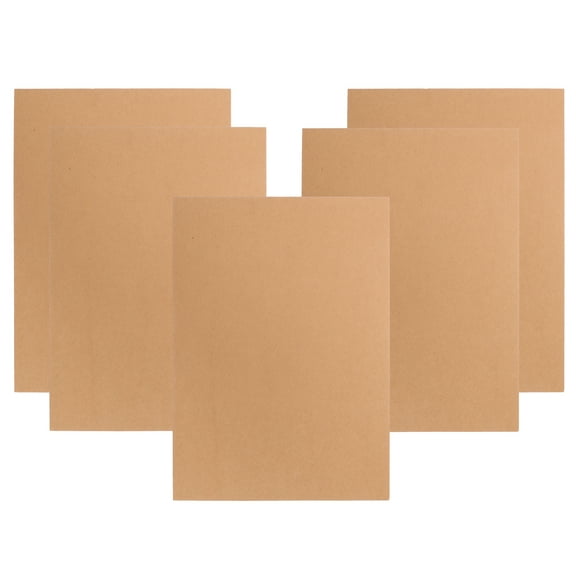 Zehuanyu  5 Sheets Kids Drawing Paper Blank Card Stock Child Light Brown