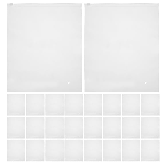 Phenofice Clear Plastic Bags For Packaging Cosmetics 50Pcs 11.59X9.82X0.24in