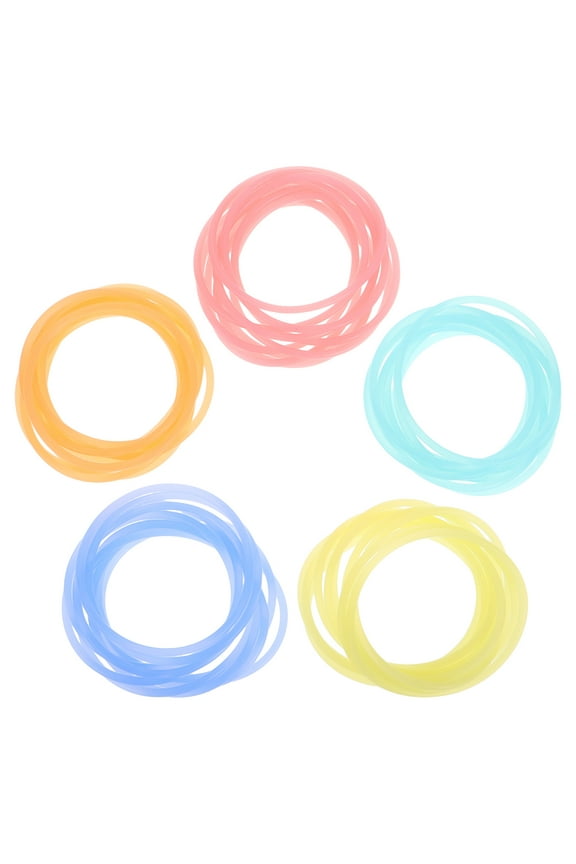 50 Pcs Rubber Band Bracelet Giant Bracelets Jelly The Child