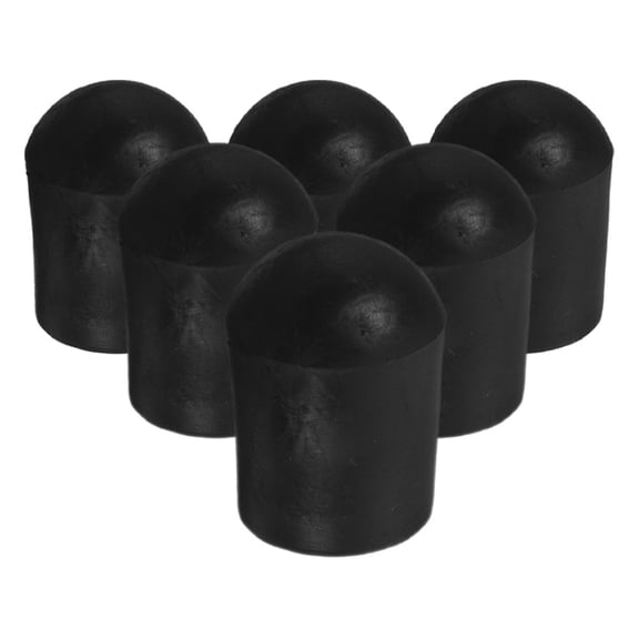 Phenofice Cello Endpin Rubber Stopper Round For Musicians Performances 6Pcs 1In