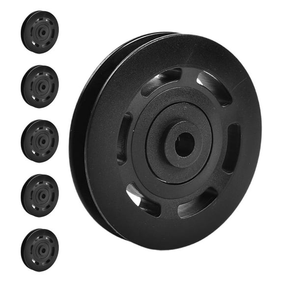 Zehuanyu Set of 6 Heavy Duty Carabiner Clips for Exercise, Pulley, and Fitness Use