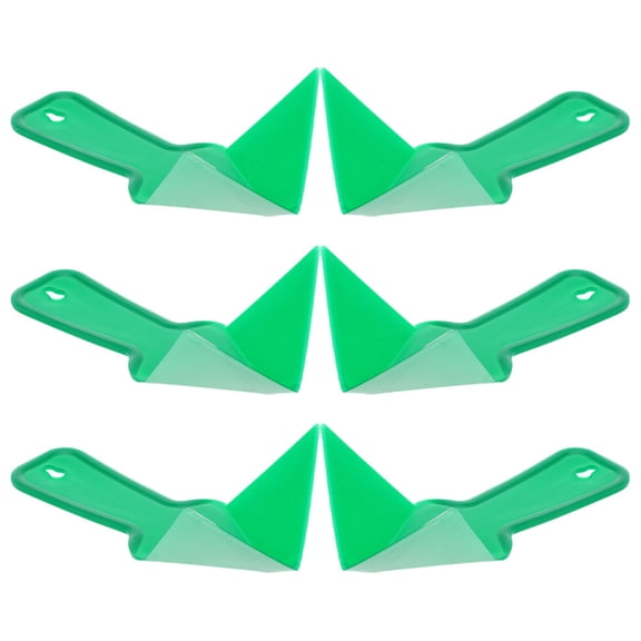 Hytrove Inside Corners Tool Drywall Trowel 6pcs Green For Wall Smoothing