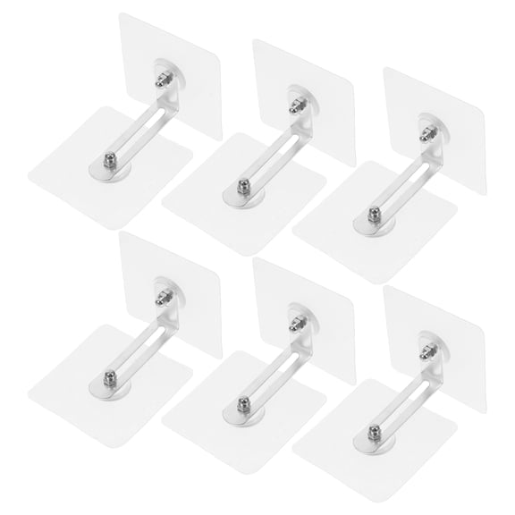 Zehuanyu 6 Pcs Kids Bookshelf Belt Armband Cabinet Adhesive Hook Bracket Baby