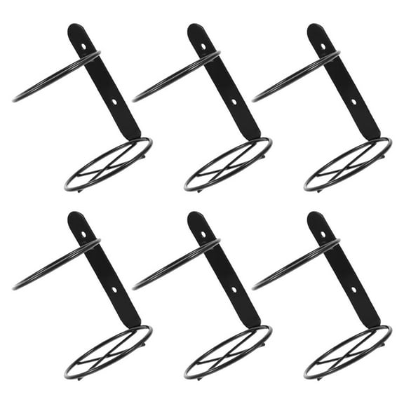 Zehuanyu 6 Pcs Kitchen Hook Hanger Suction Cup Wall Mounted Wine Rack