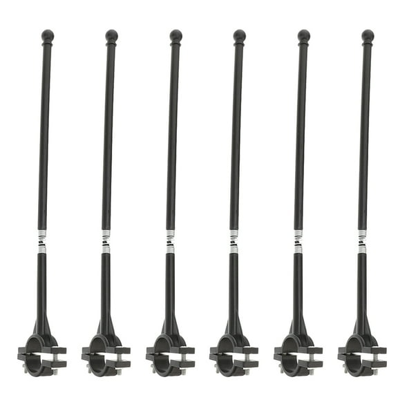 Zehuanyu 6 Pcs Motorcycle Flagpole Motorcycle Auto Flagpole Rear Seat Luggage Rack Mount Flag Pole Accessory For Motorcycle Bicycle Bikes