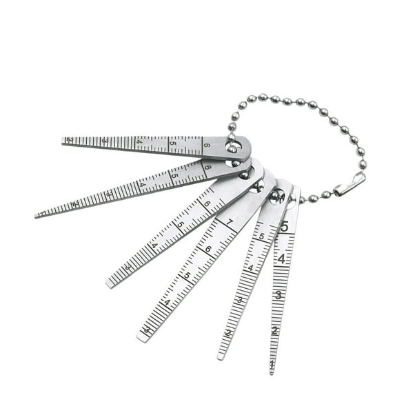 Zehuanyu 6 Pcs Optical Calibration Welder Inspection Ruler - Walmart.com