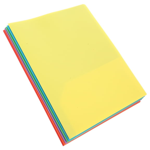 Zehuanyu 6 Pcs Pocket Folder Travel Student 29.00X24.00X0.10CM