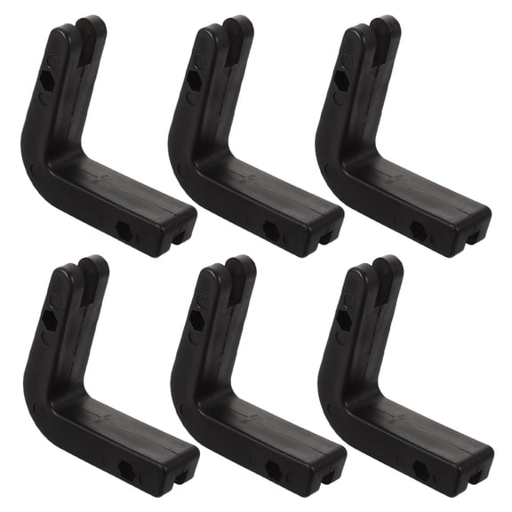 HEMOTON 6pcs Wall Mounted Barbell Storage Hooks Plastic Rack for Small Barbell Hanger Fitness Attachment in Home Gym