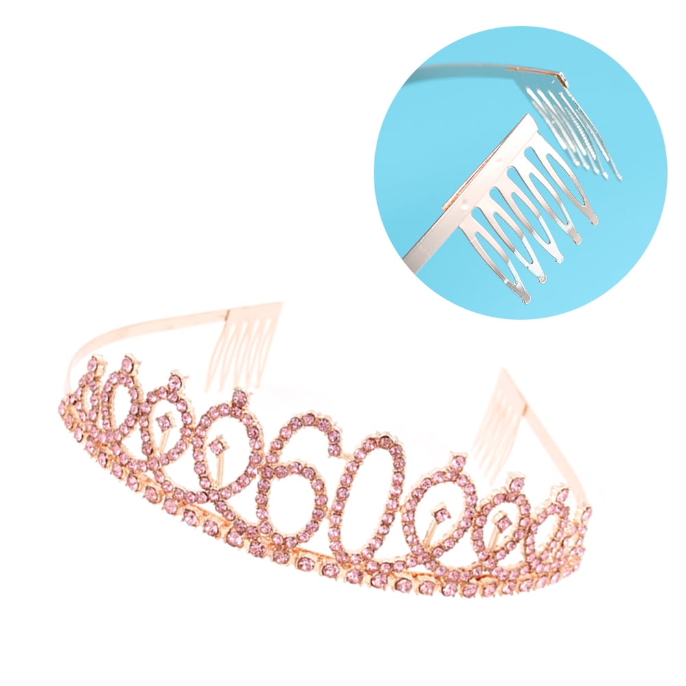Zehuanyu  60th Bridal Headpiece Decorative Crown Hair Different Number Woman Bride
