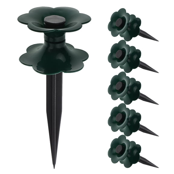 Zehuanyu 6pcs Garden Hose Guide Spike Water Hose Holder Spike Stand With Stake Heavy Duty Gardening Hose Spike Keeps Garden Hose Out Of Flower Beds