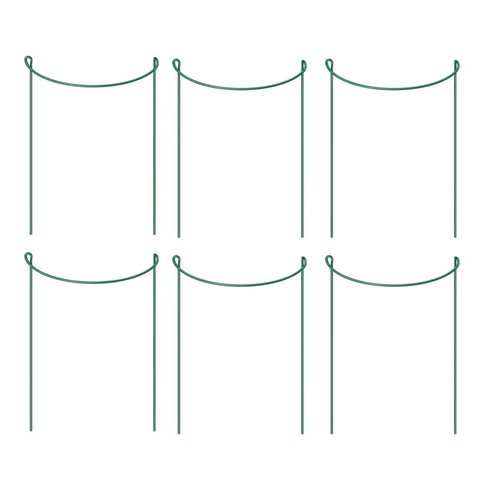 Zehuanyu 6pcs Half Round Plant Racks Plants Supporting Stands Iron ...