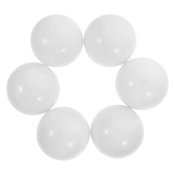 Zehuanyu 6pcs LED Bulb Diffuser Cover Round Ball Shaped Cover White Globe Anti Fog Lampshade for Light Distribution Accessories