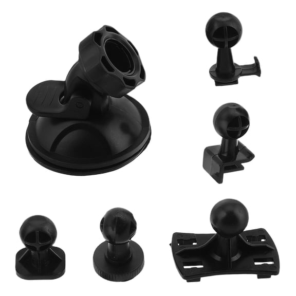 Zehuanyu 6-Pack Plastic Cup Car Mount Brackets with Screw Buckle for Secure Installation of Driving Recorder Cameras on Windshield and Dashboard