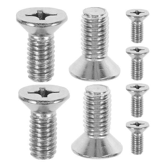 Zehuanyu 8 Pcs Brake Disc Screws Kit Clutch Scooter Pump Off-road Vehicle Silver