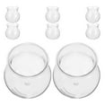 thumbnail image 1 of Zehuanyu  8 Pcs Bulb Forcing Vase Trendy Protective Mat Roots Succulent Ecological Bottle Transparent, 1 of 8