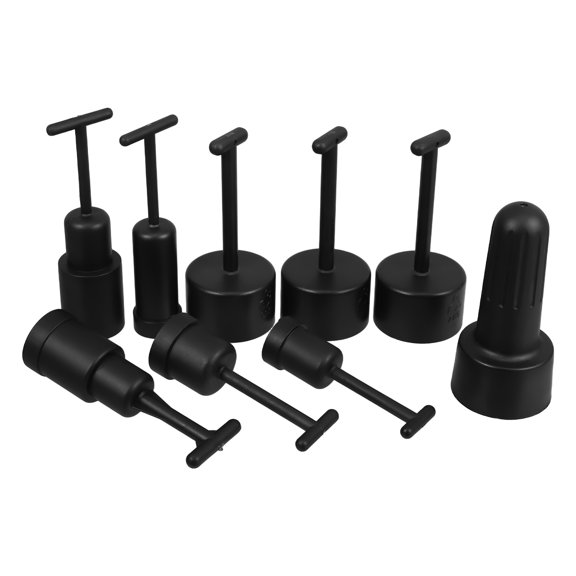 Zehuanyu 8 Pcs Flush Key Chain Lighting Installation Tools 11.50X5.00X5.00CM Black