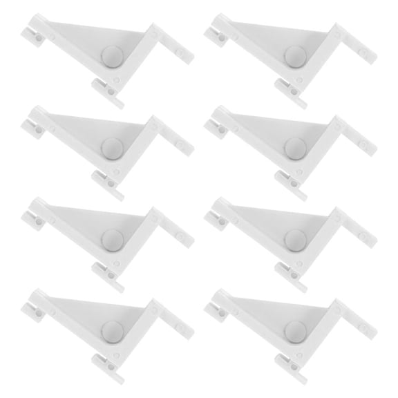 Zehuanyu 8 Pcs Patch Stickers Refrigerator Support Accessories 4.50X2.50X1.50CM White