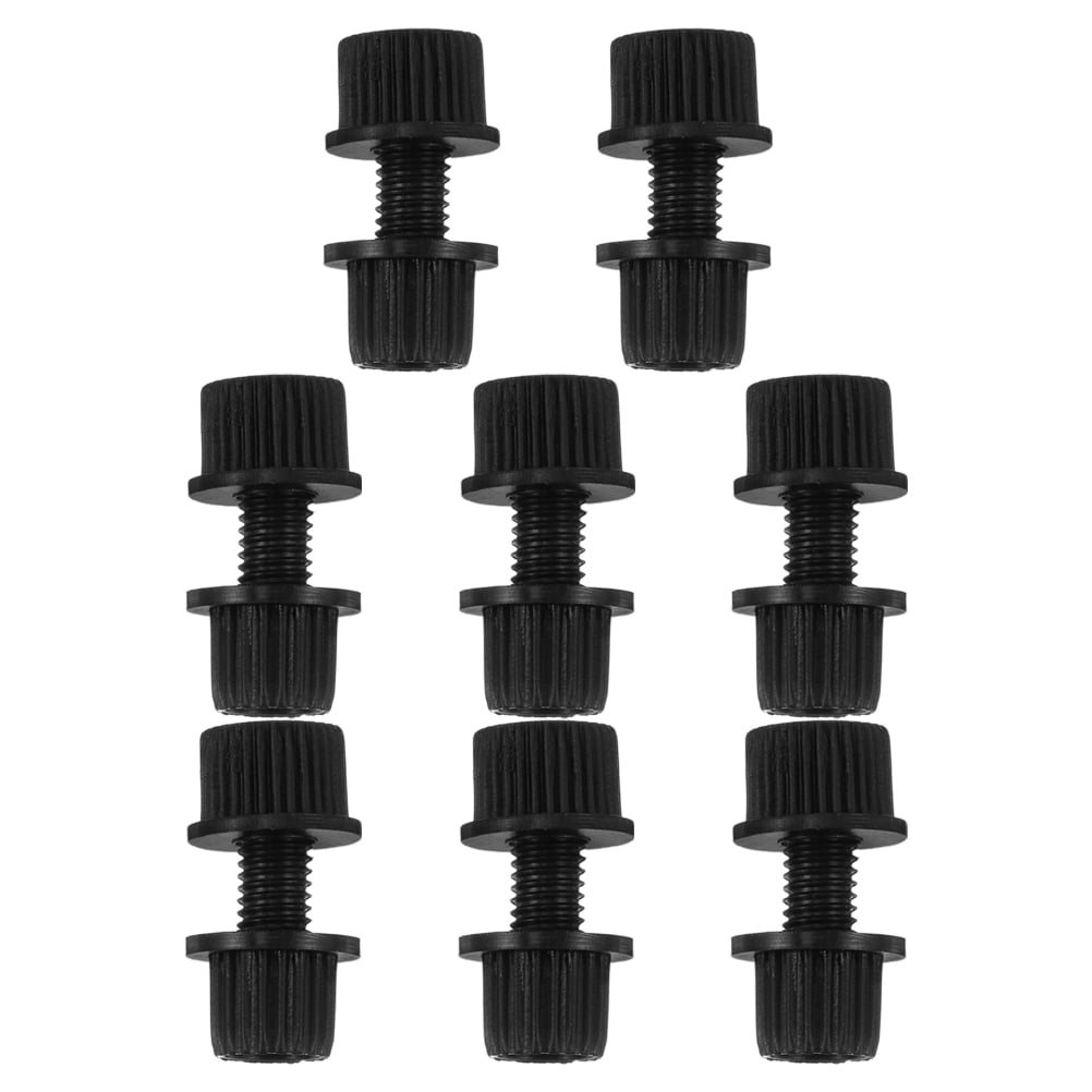 HEMOTON 8 Pcs Motorcycle License Plate Screws Anti Theft Fasteners Mounting Screws