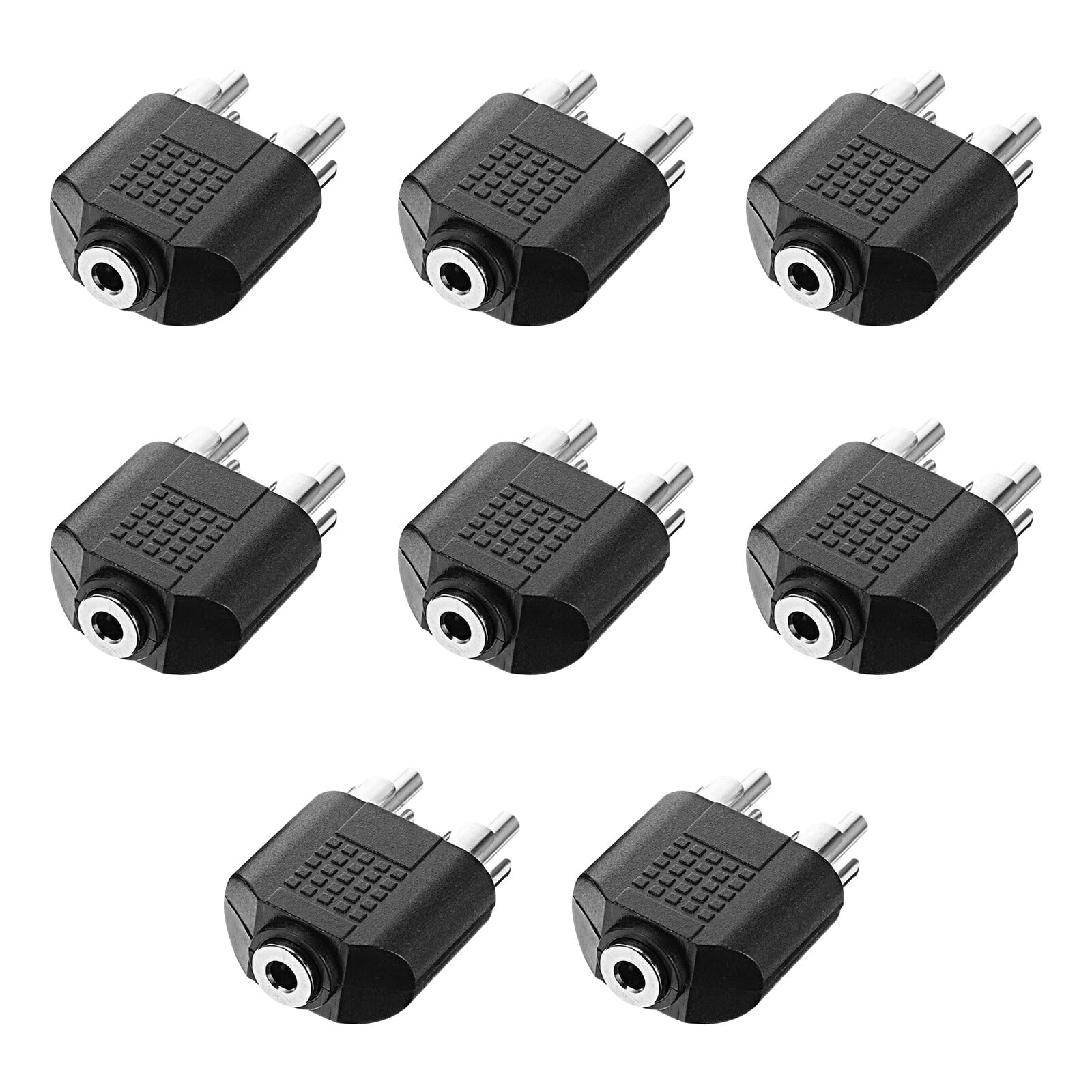 ECSiNG Lot 8 Prises Femelles 3.5mm Mono Châssis Soudure - Jack Audio Guitare Haut-Parleur