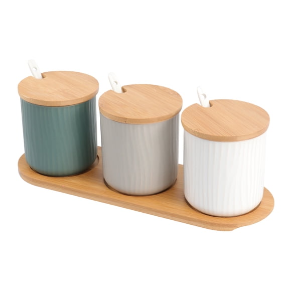 Zehuanyu  9 .5x28.5cm Cookie Jar Condiment Candy Spices Jars Sugar Container with Lid Shaker