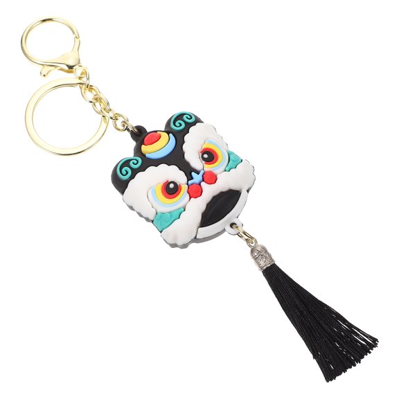 RENACLIPY Lion Shaped Hanging Ornament Key Chain with Sturdy PVC Material for Daily Use and Decoration