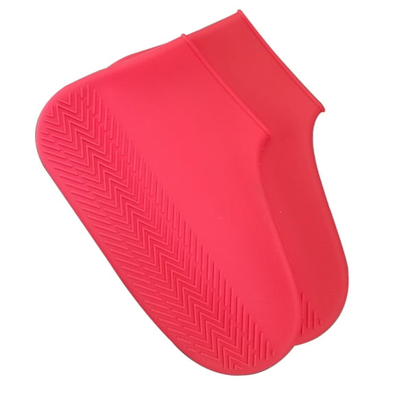 HEMOTON Silicone Shoe Covers Red Protecting Shoes from Mud Rain Snow Great Waterproof Slip-resistant
