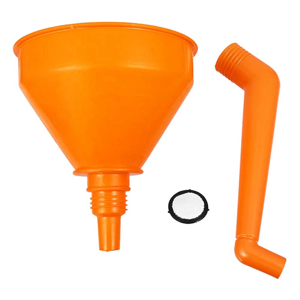 Zehuanyu Automotive Funnels Right Angle Funnel No-Spill Plastic Long Necks Oil Funnel Extension Car Funnel Motorcycle Filling Funnel For Automotive Use