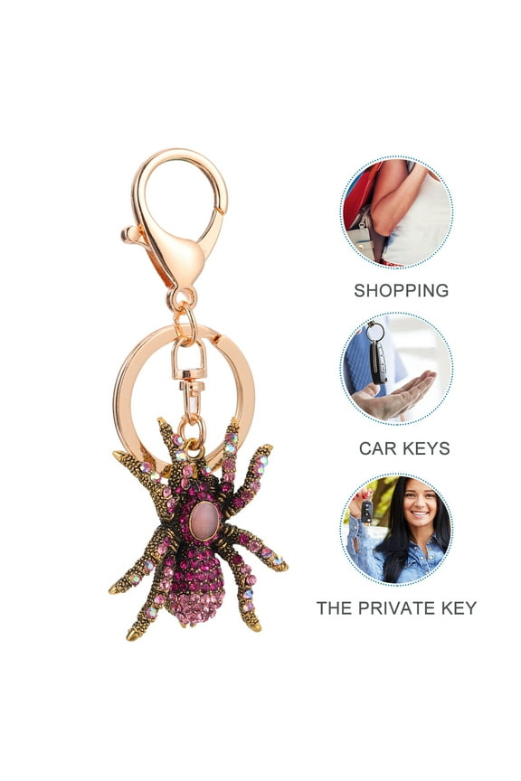 Bag Pendant Cell Phone Charms Spider Keychain Ornament
