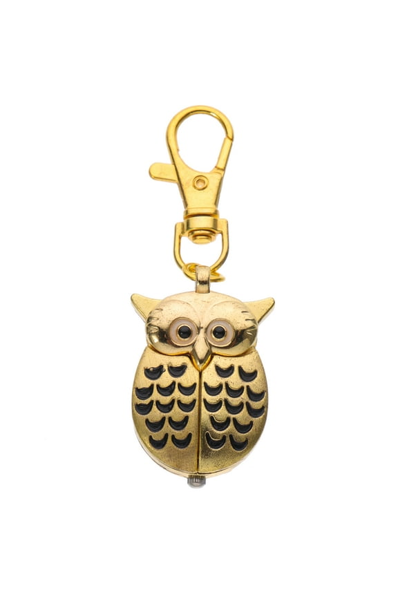 Belt Loop Watch Unique Pocket Watches Owl Cartoon Keychain Beautifully Crafted
