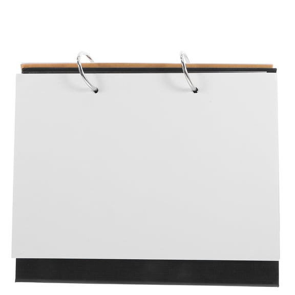 Hytrove Hand Drawn Calendar Blank Desktop Standing Calendar Iron Multi 1Set