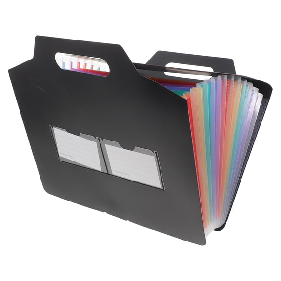 Zehuanyu Bookends over Door Organizer Organ Pack Folder Office 33.30X33.00X33.00CM Black
