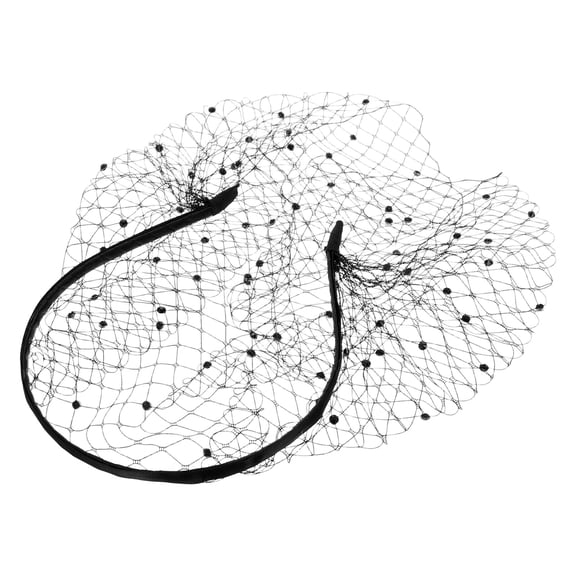 Zehuanyu Charming Veil Hair Accessories Headband Mesh Rhinestone Bride