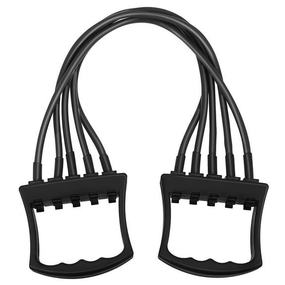 Zehuanyu Chest Expander Pull Exerciser Adjustable Dilator Enhancer Buttock Pads Fitness Man Black