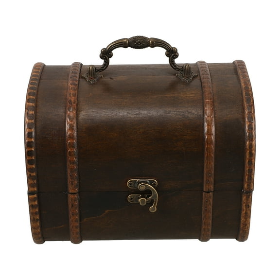 Zehuanyu Chest of Drawers Vintage Storage Box 19.50X15.00X14.00CM Coffee