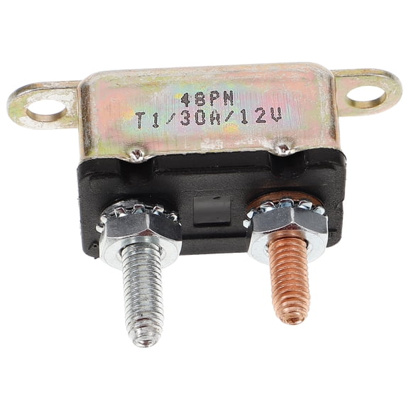 RENACLIPY Copper Zinc Alloy Auto Reset Circuit Breaker 30a for Vehicle Safety