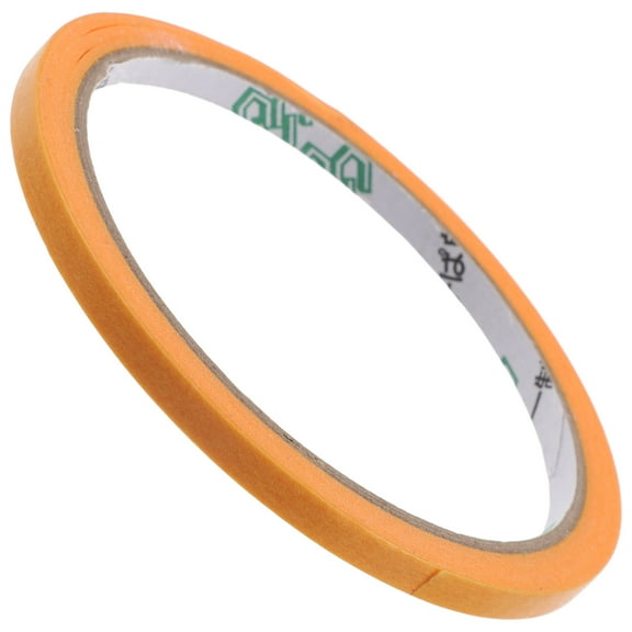 Orange PVC Masking Tape for Paint Durable and No Remains 1 Roll Versatile Sizes