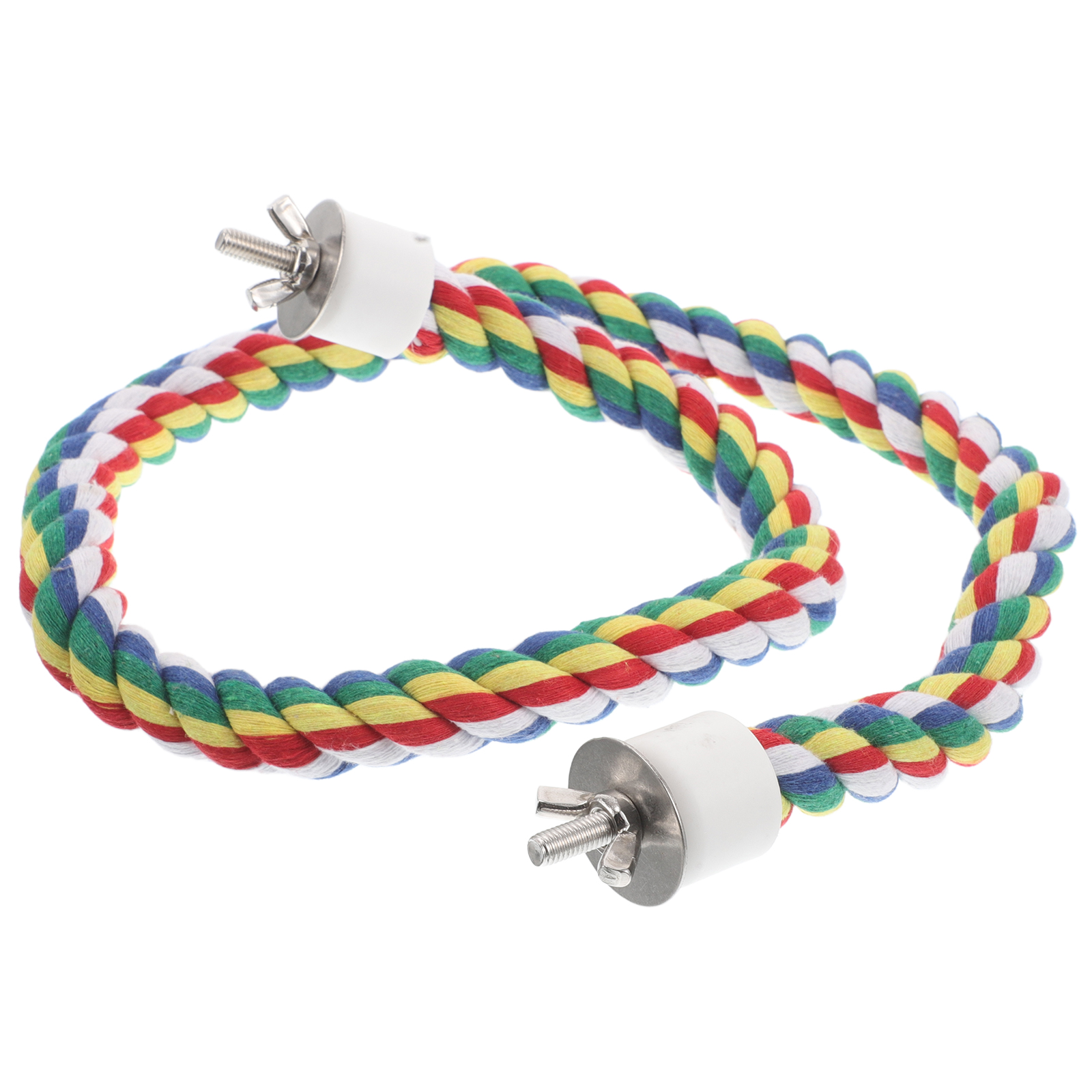 Zehuanyu Colorful Cotton Rope Bird Perch Stand for Parrots Cockatiels ... - Colorful Rope Perches For Bird Cages