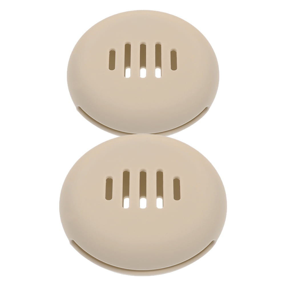 Zehuanyu Daily Necessities Silicone Makeup Sponge Holder Outdoor Sunscreen Face Scrubber Travel Khaki