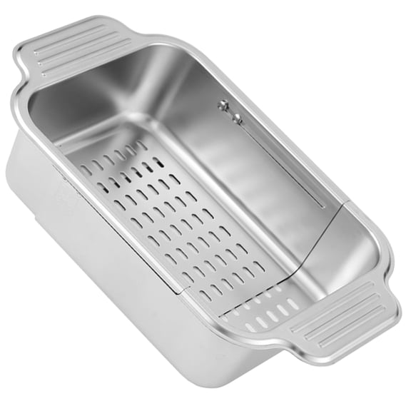 Zehuanyu  Drain Basket for Kitchen Sink Colander Dish Drying Rack Silver