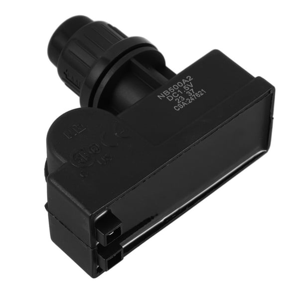 HEMOTON Electric Grill Igniter Button for Barbecue with 2-Outlet DC Pulse Ignition Technology Black